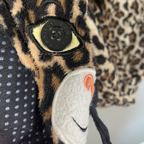 Nick & Nora Pajamas PJs Animal Print Fleece Footie Footed Costume Cheetah Size S - Picture 6 of 11